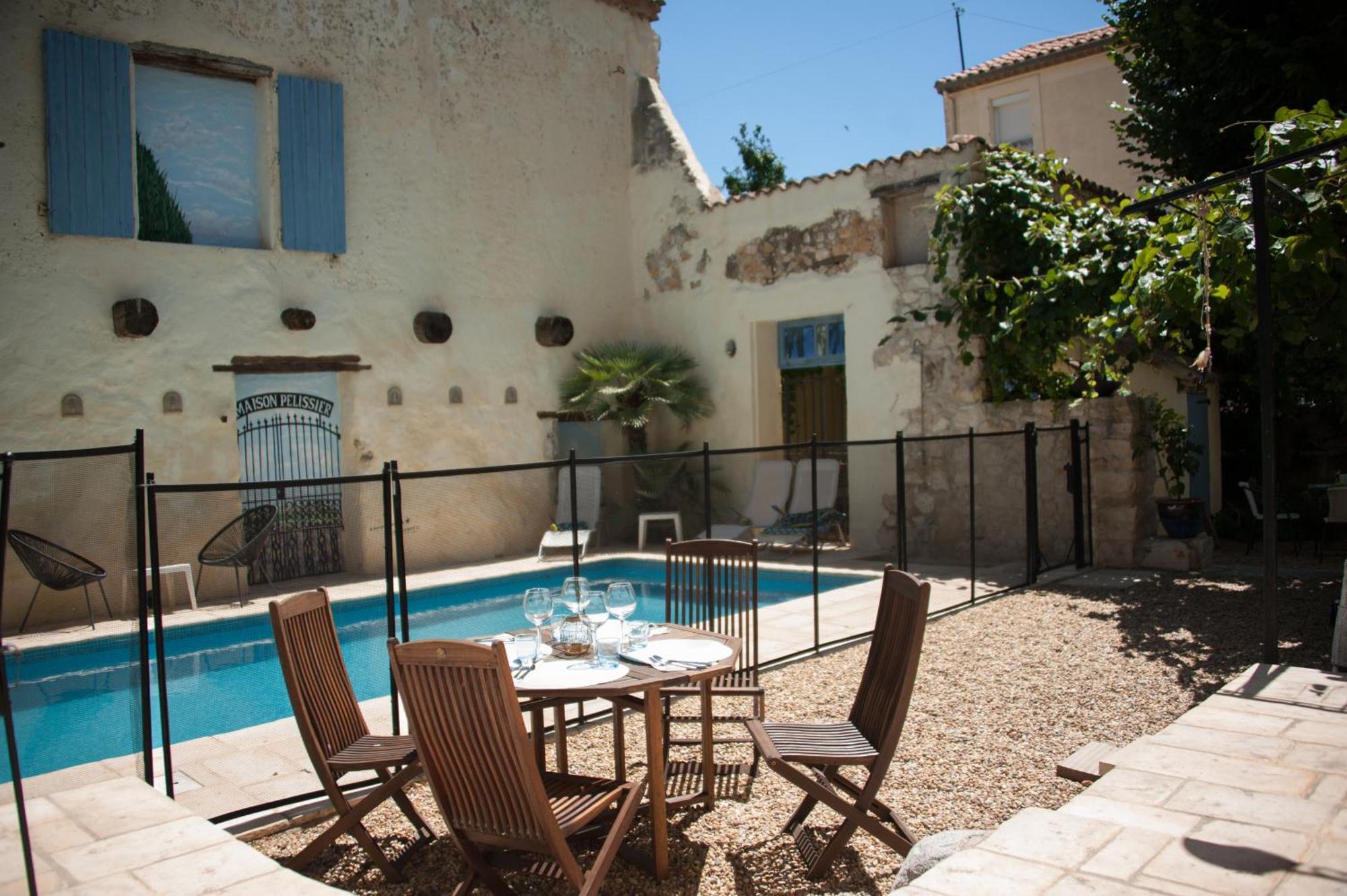 Maison Pelissier Bed And Breakfast With Sweeming Pool Cuxac-d'Aude Luaran gambar