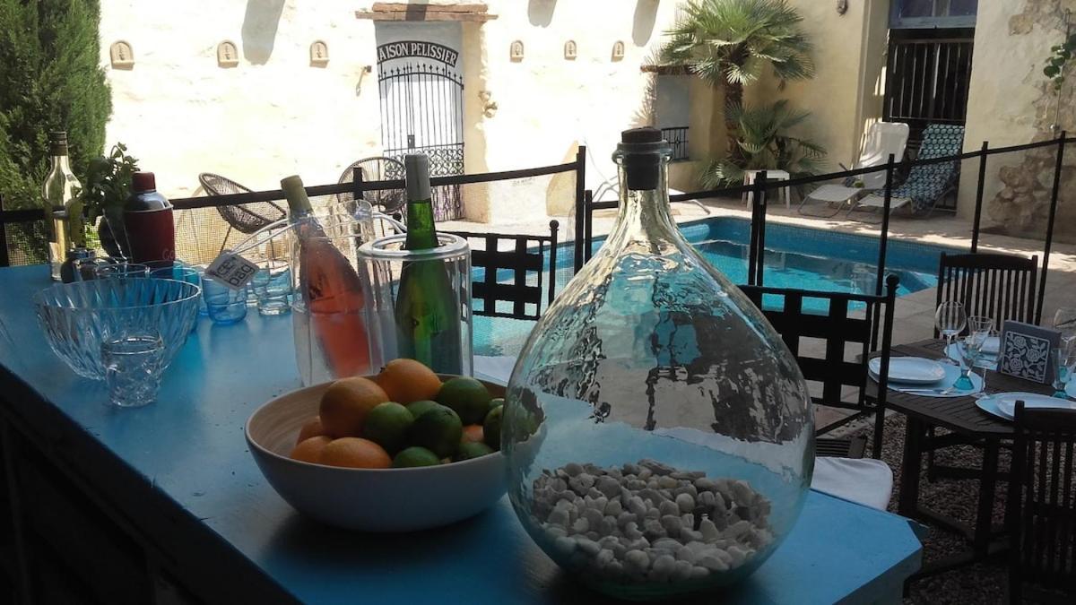 Maison Pelissier Bed And Breakfast With Sweeming Pool Cuxac-d'Aude Luaran gambar